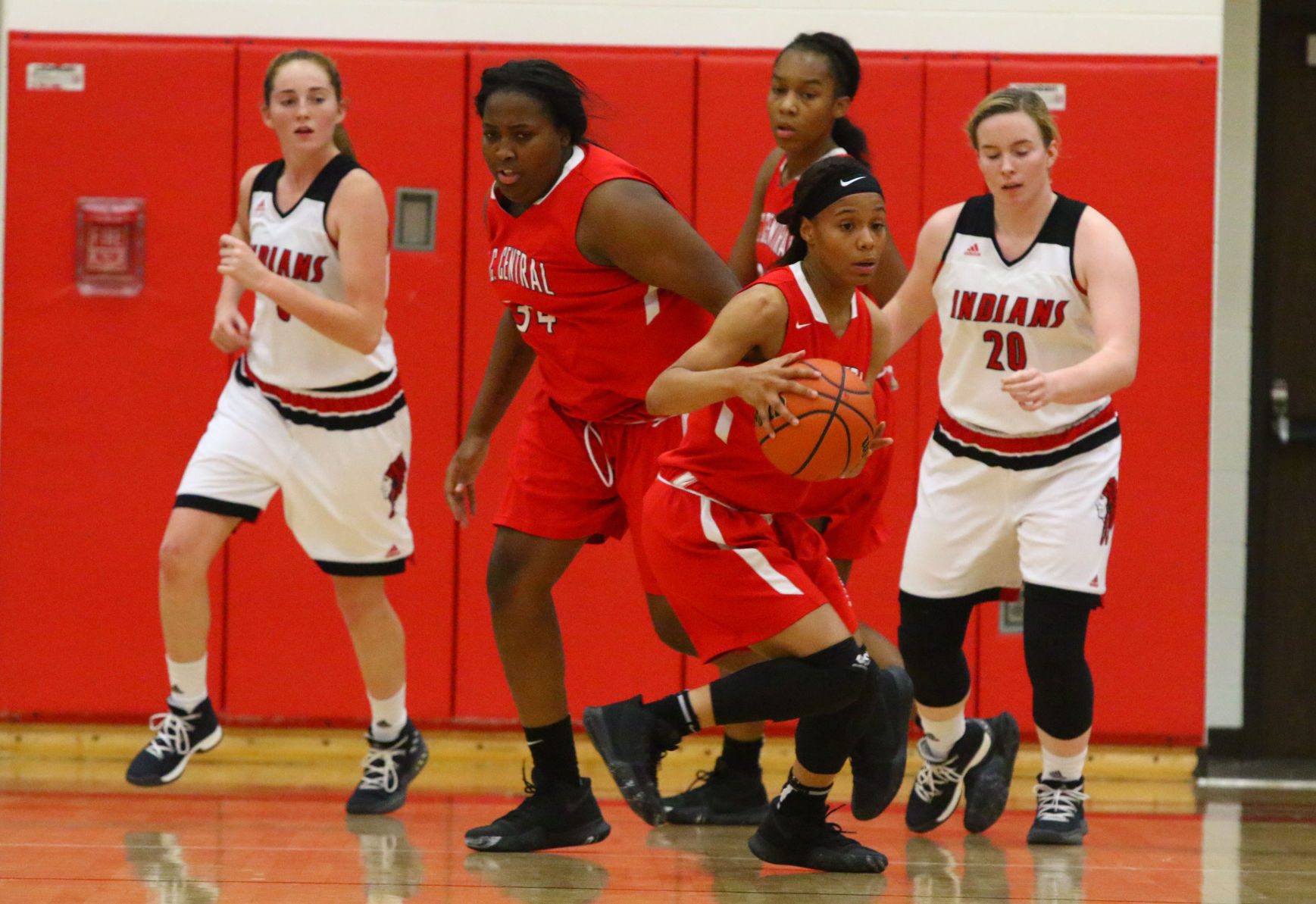Gallery: E.C. Central at Portage girls basketball
